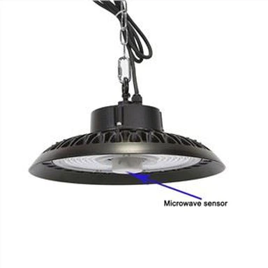 Luci ad alta baia con sensore di movimento
